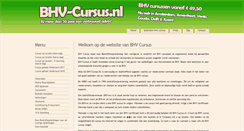 Desktop Screenshot of bhv-cursus.nl